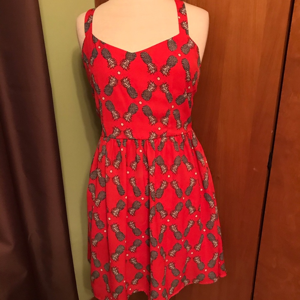 Red pineapple Sugarhill Boutique Dress